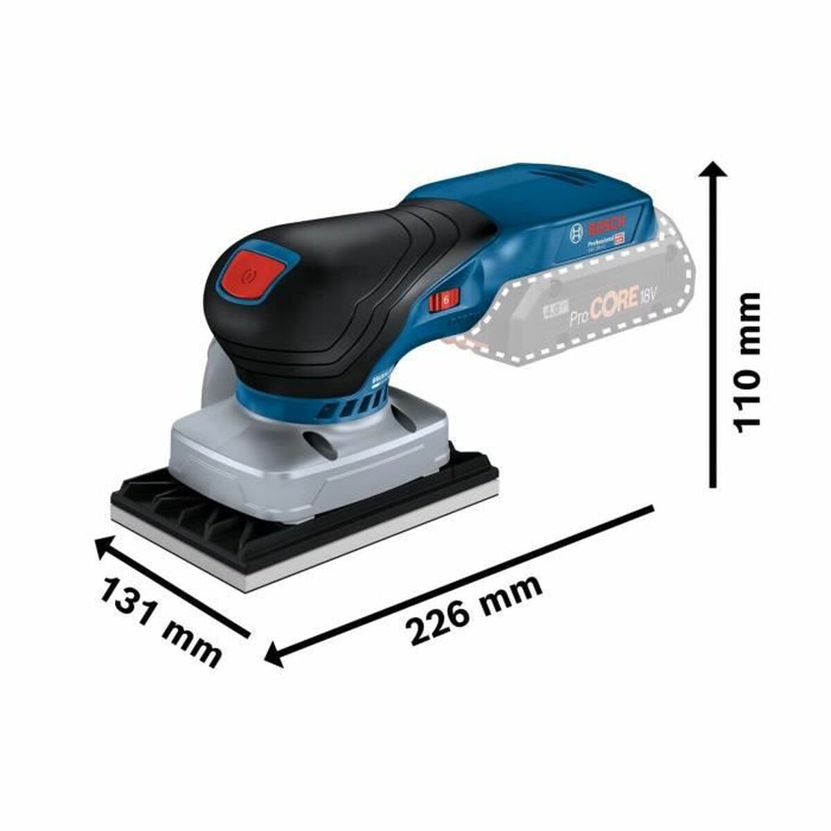 Сандер / Шлифовъчна машина BOSCH Professionak 18 V